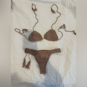 Knitted bikini set size Small